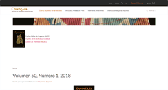 Desktop Screenshot of chungara.cl